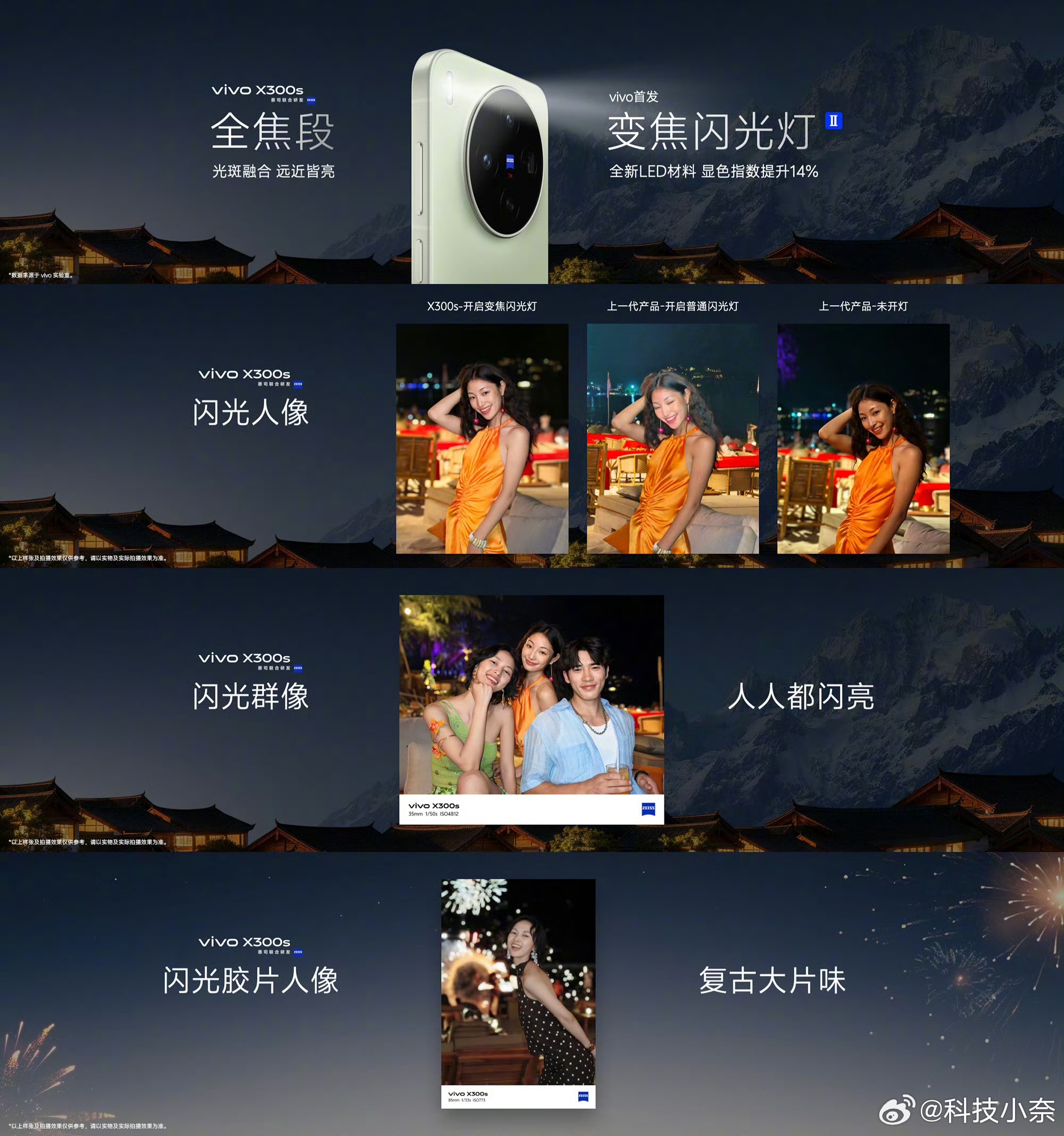 vivo X300s影像：蔡司2亿超级主摄（1/1.4英寸HPB、CIPA 4.