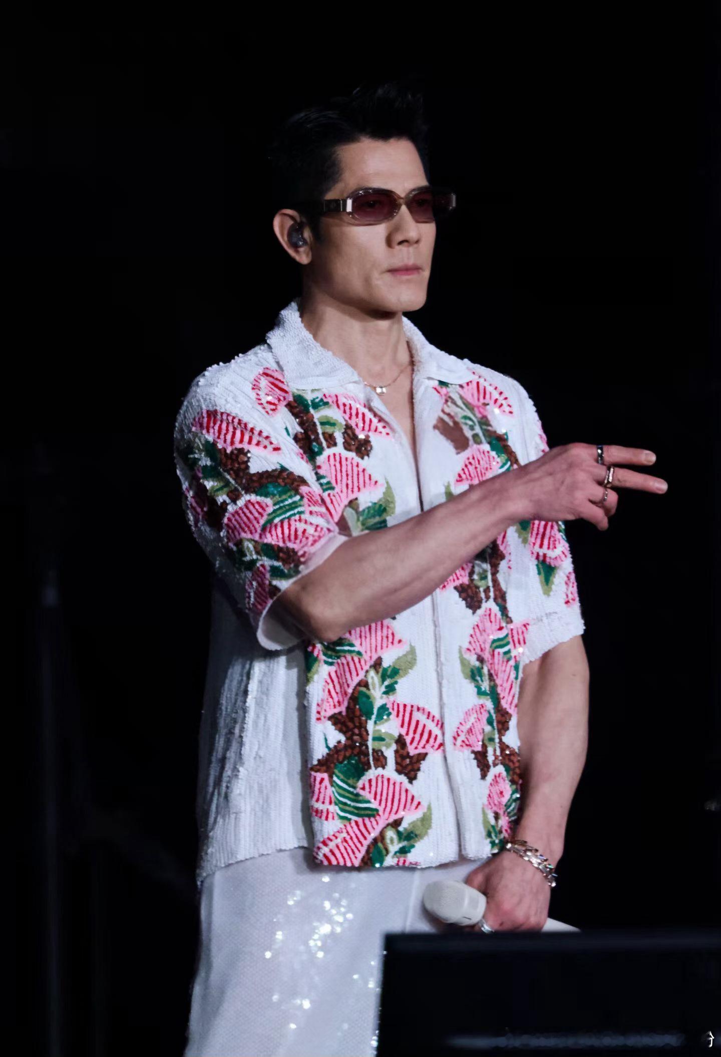 郭富城红花郎览山音乐季 浅发几张 郭天王