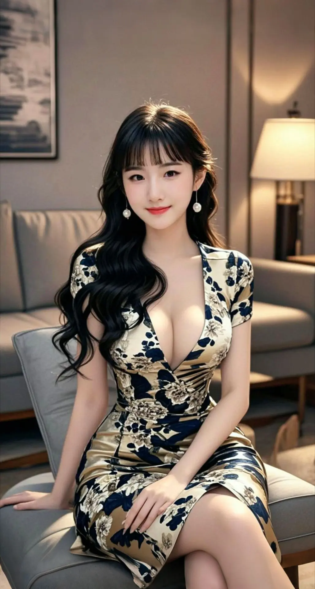 AI扩图 AI青春丽影