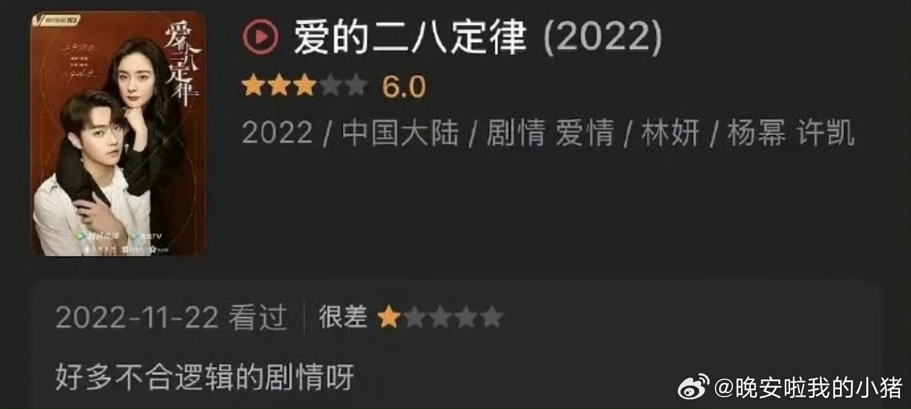 逐玉编剧把反派改姓为幂氏，之前还给杨幂两部剧打一星，只给刘亦菲花木兰打了五星