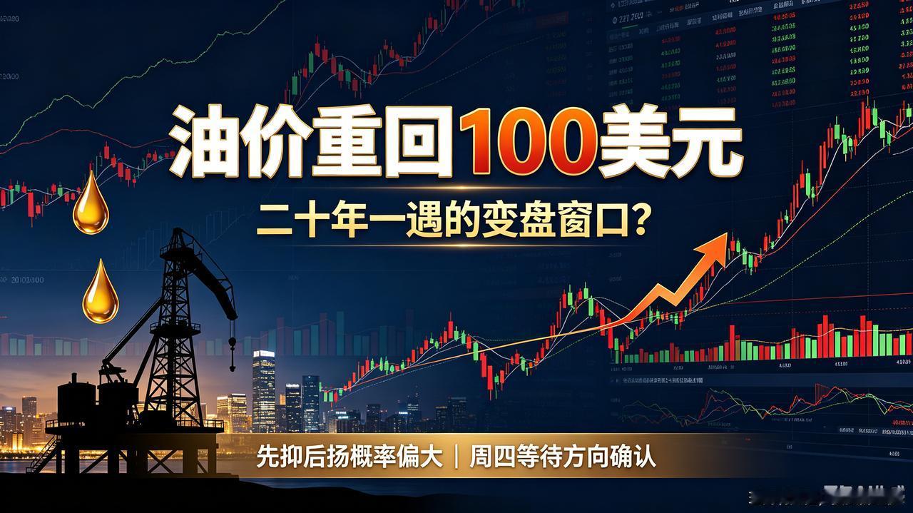 二十年一遇变盘窗口｜油价重返百元的启示：上一轮油价冲高的高点，恰恰是科技板块一轮