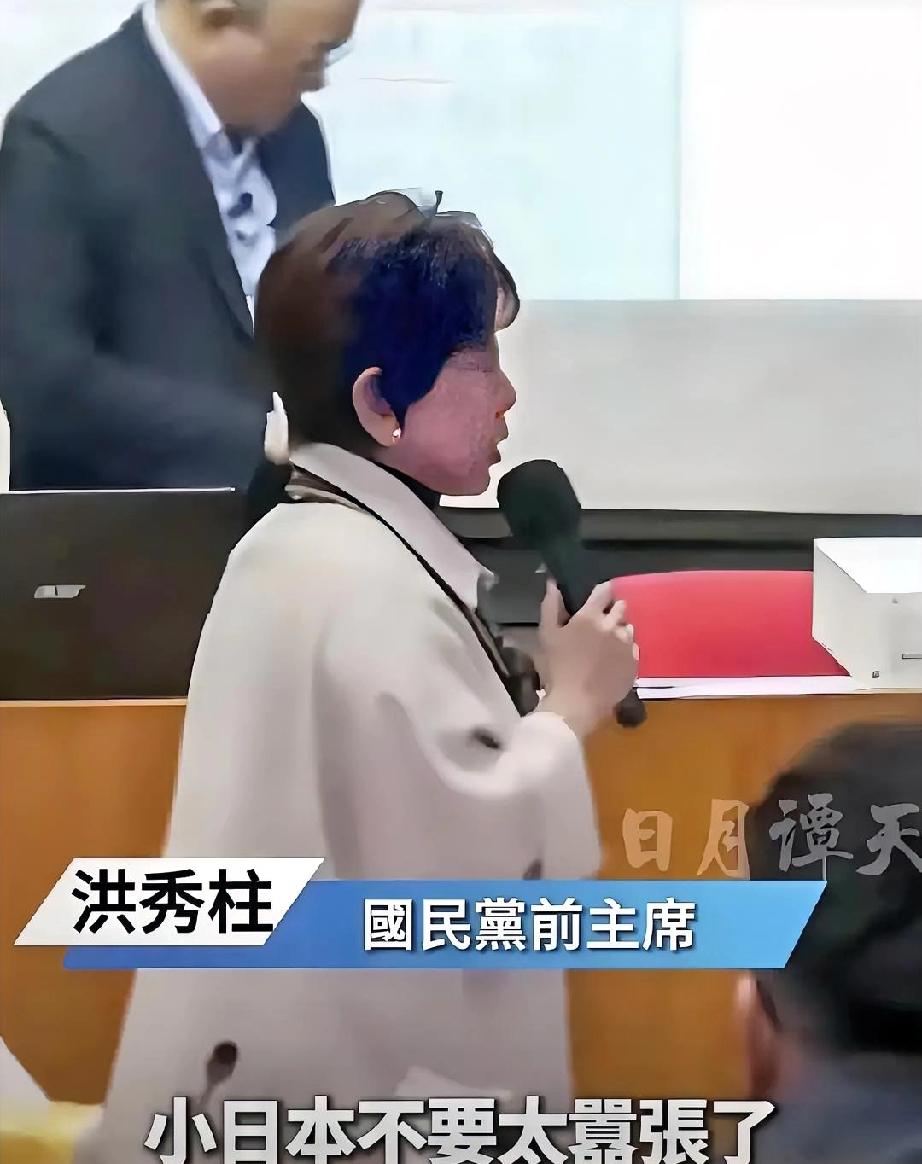 洪秀柱一句“小日本别嚣张”，喊出了多少人心底的气！“血海深仇没完”“打日本毫无悬