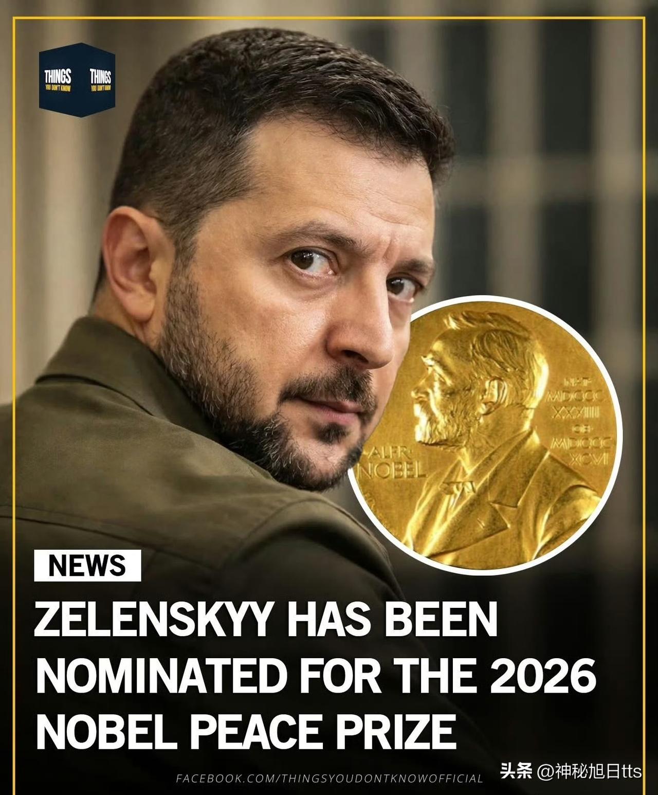 泽连斯基被提名竞逐 2026 年诺贝尔和平奖

奥斯陆大学教授 Dag Øist