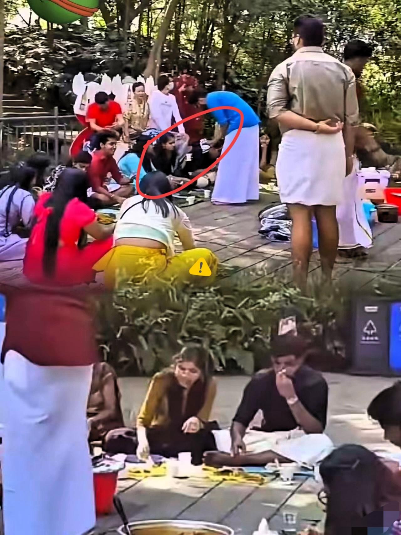 成都南郊公园这波操作，
真不是游客没素质那么简单！
一堆人吃完把饭菜、纸碗甚至