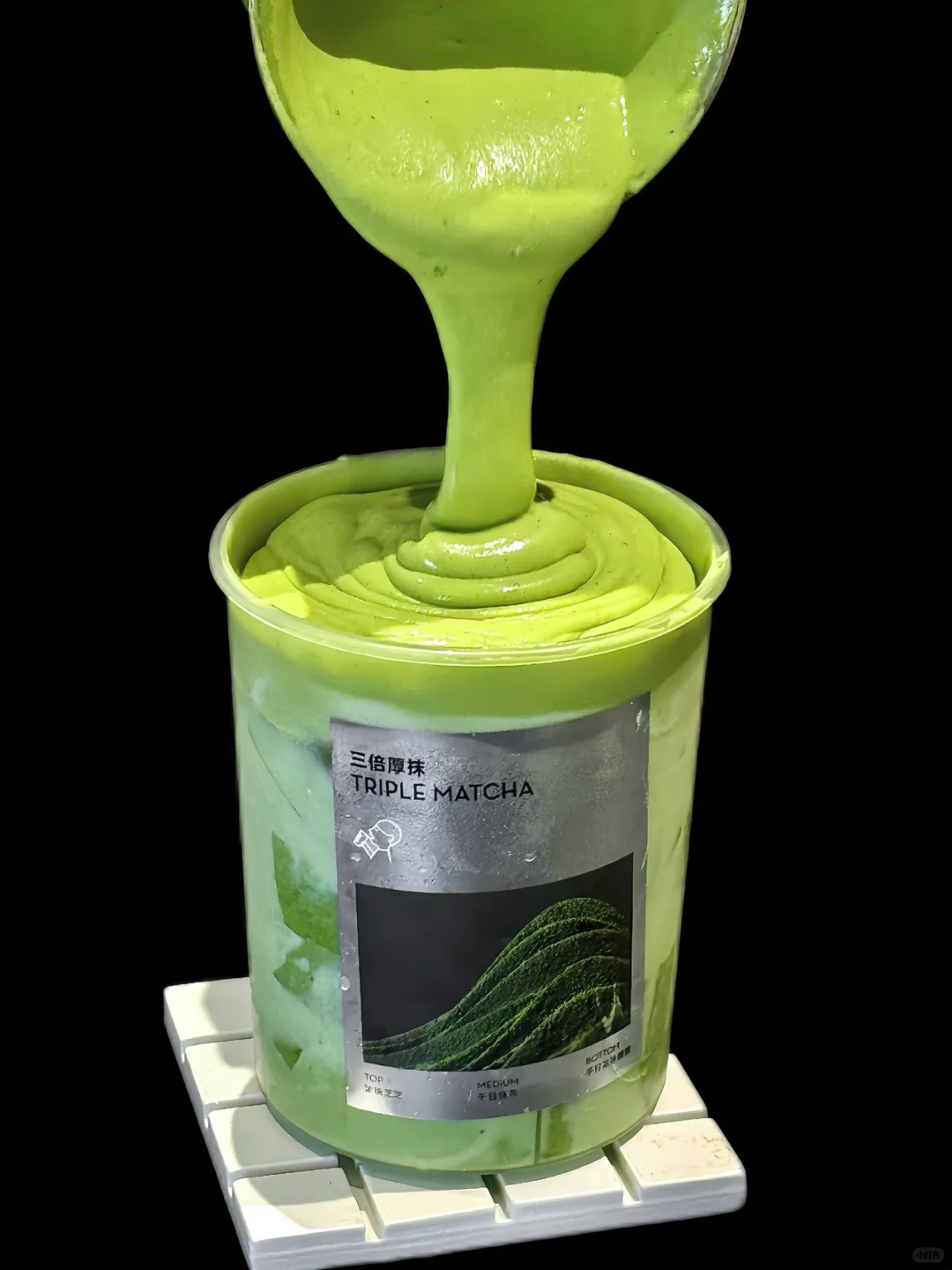 抹茶🍵含量300%的饮品出现了！！一口惊艳！！