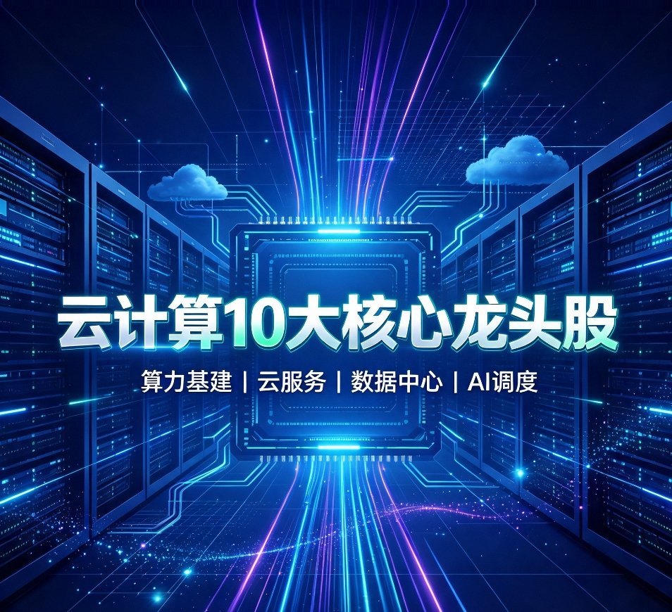 云计算10大核心龙头股1、浪潮信息（000977）全球AI服务器龙头，服务器出货