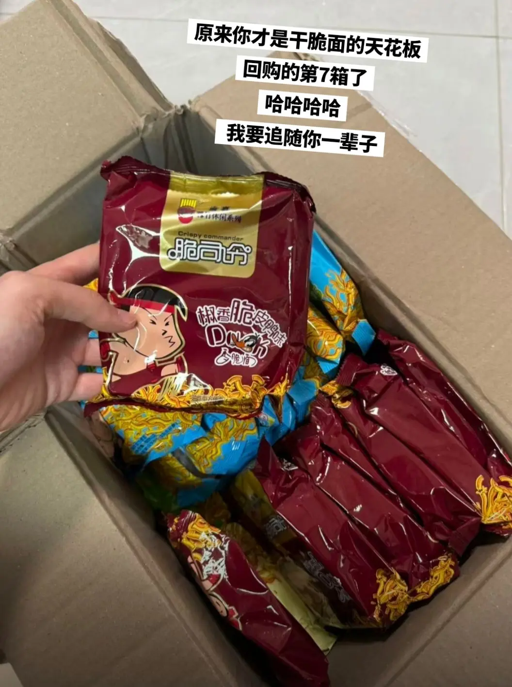 脆司令干脆面，你的权威我后知后觉。