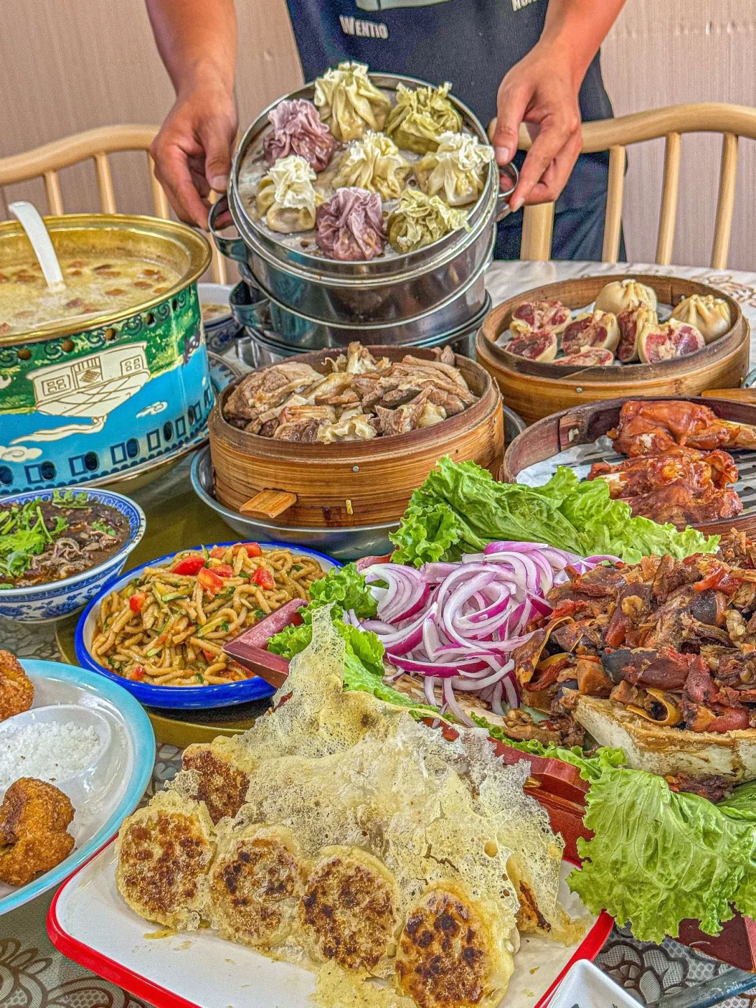 终于太天津吃到最正宗的内蒙菜了……