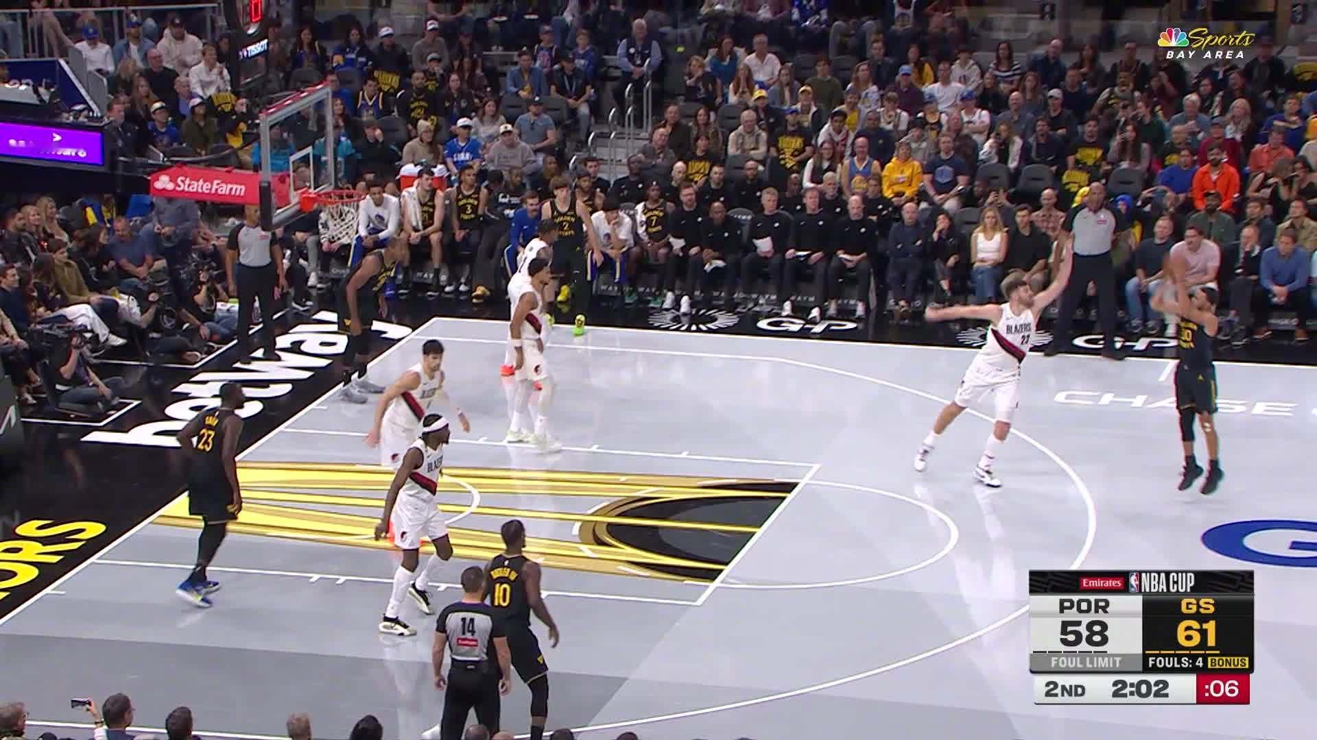 库里再进三分！