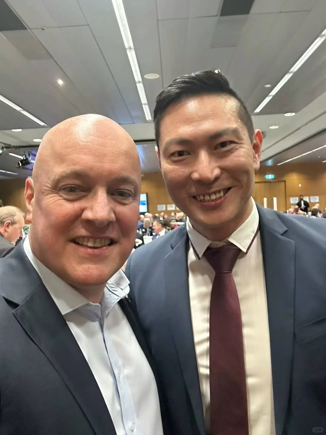 非常荣幸的再次和新西兰总理Chris Luxon 合