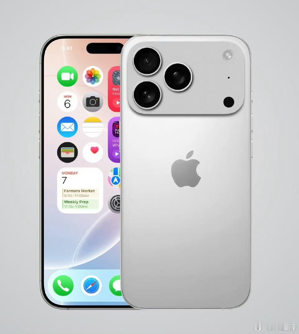 iPhone17ProMax最新机模iphone终于变样了，不知道大家对这个外观