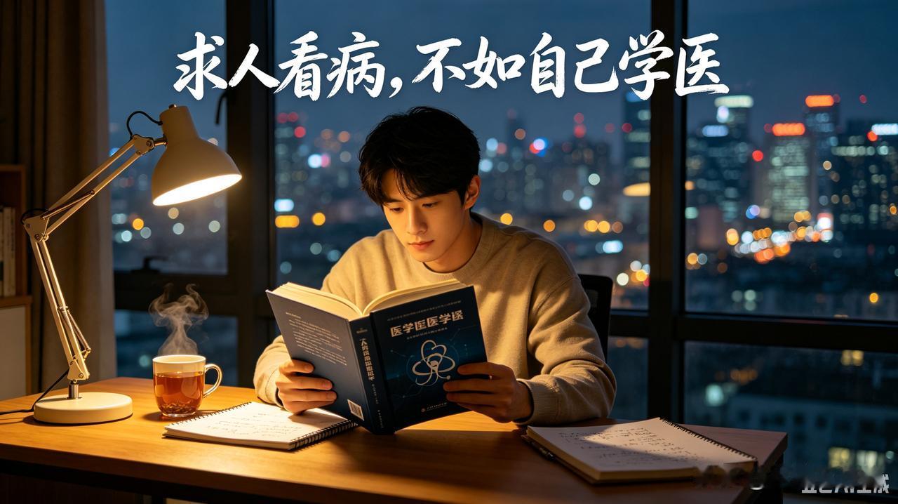 求人看病，不如自己学医学医心路 
 
人这一生，年岁渐长，难免被各类慢病缠身。夜