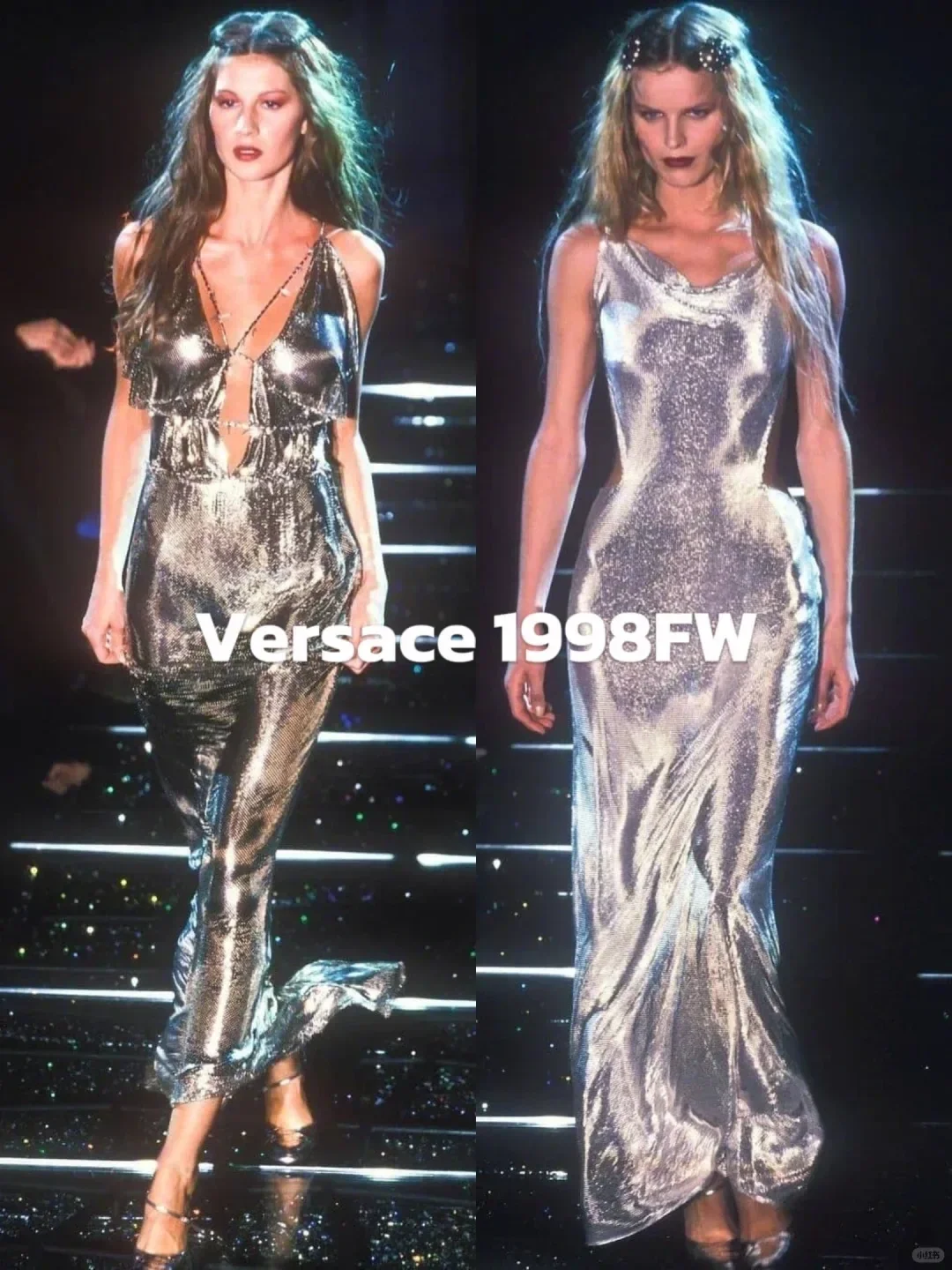 秀场穿搭/范思哲Versace 1998秋冬系列