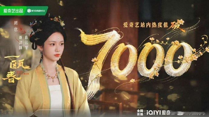 一瓯春成绩一瓯春破7000了 一瓯春破7000了，一瓯春成绩来啦，咱就说刚开播一