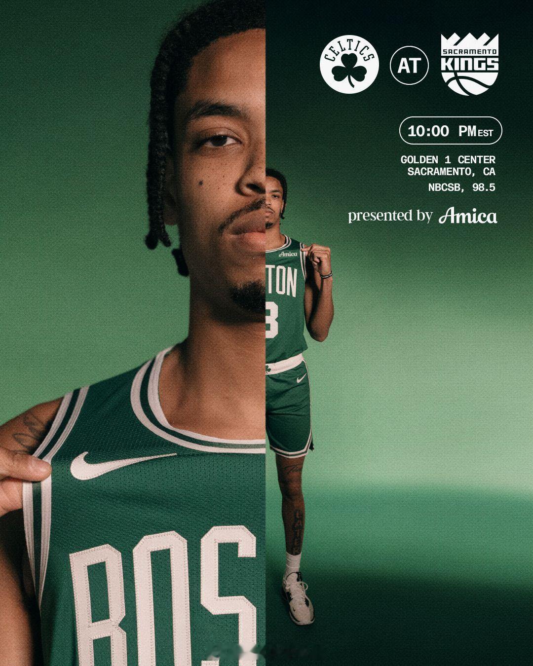 今天上午11点整，凯尔特人客场对阵国王🔥目前国王战绩8胜25负，ESPN预测凯