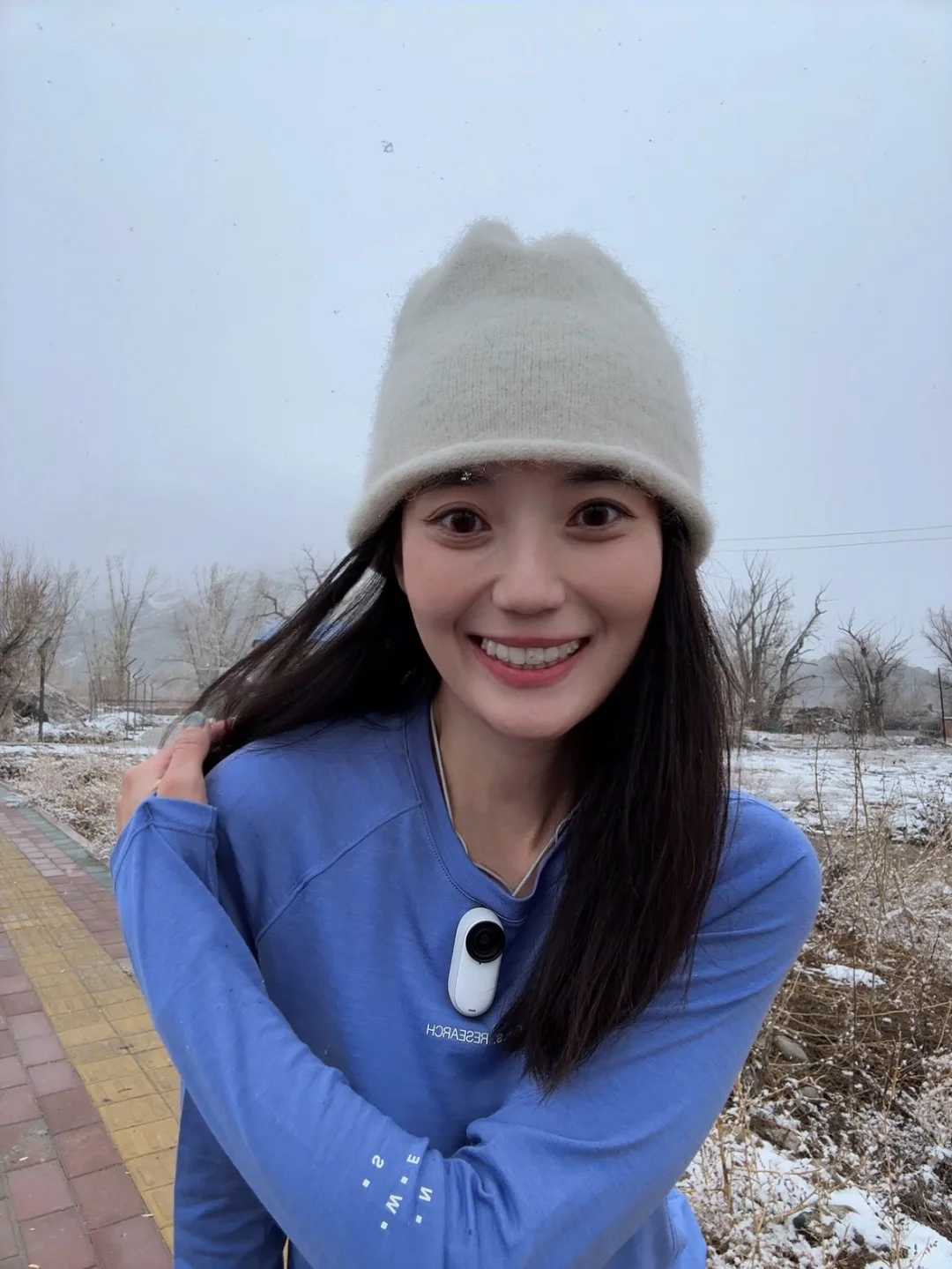 到点儿开跑｜可可托海的第一场雪❄️🏃🏿‍♀️