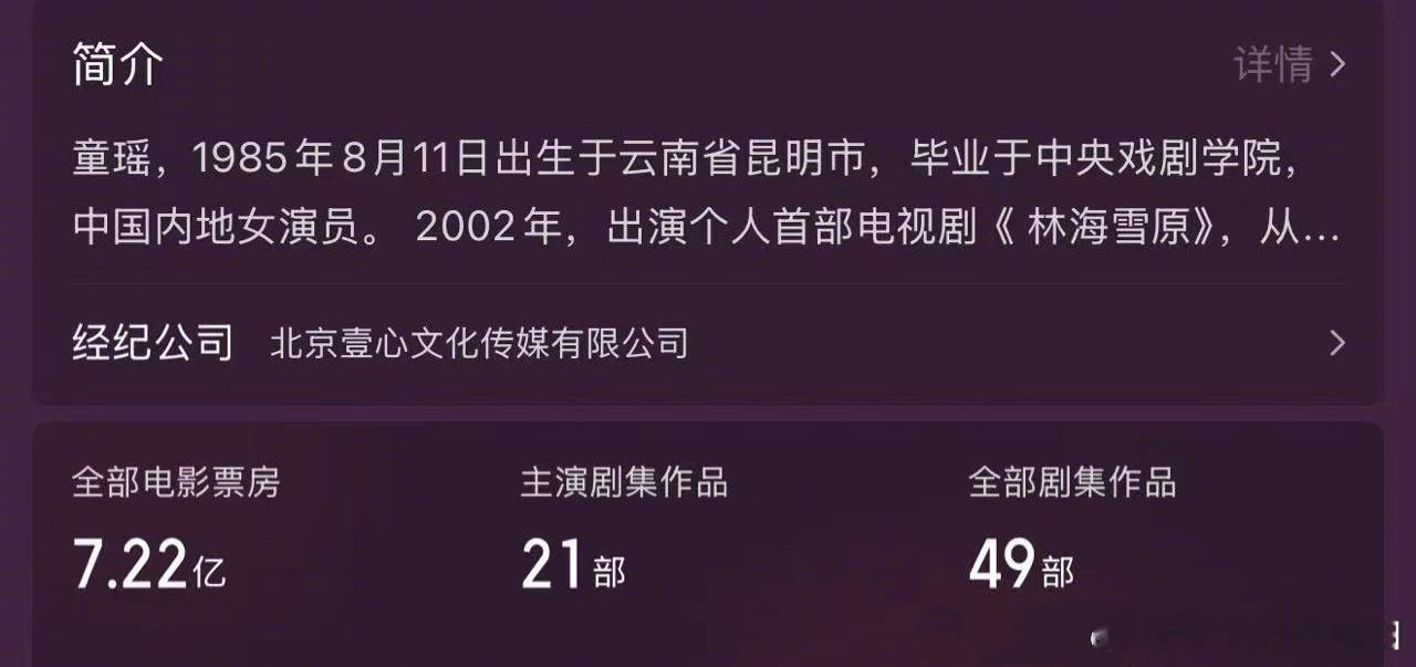 没想到童瑶的作品这么多！出道23年参演40部电视剧，从《大江大河》到《叛逆者》《