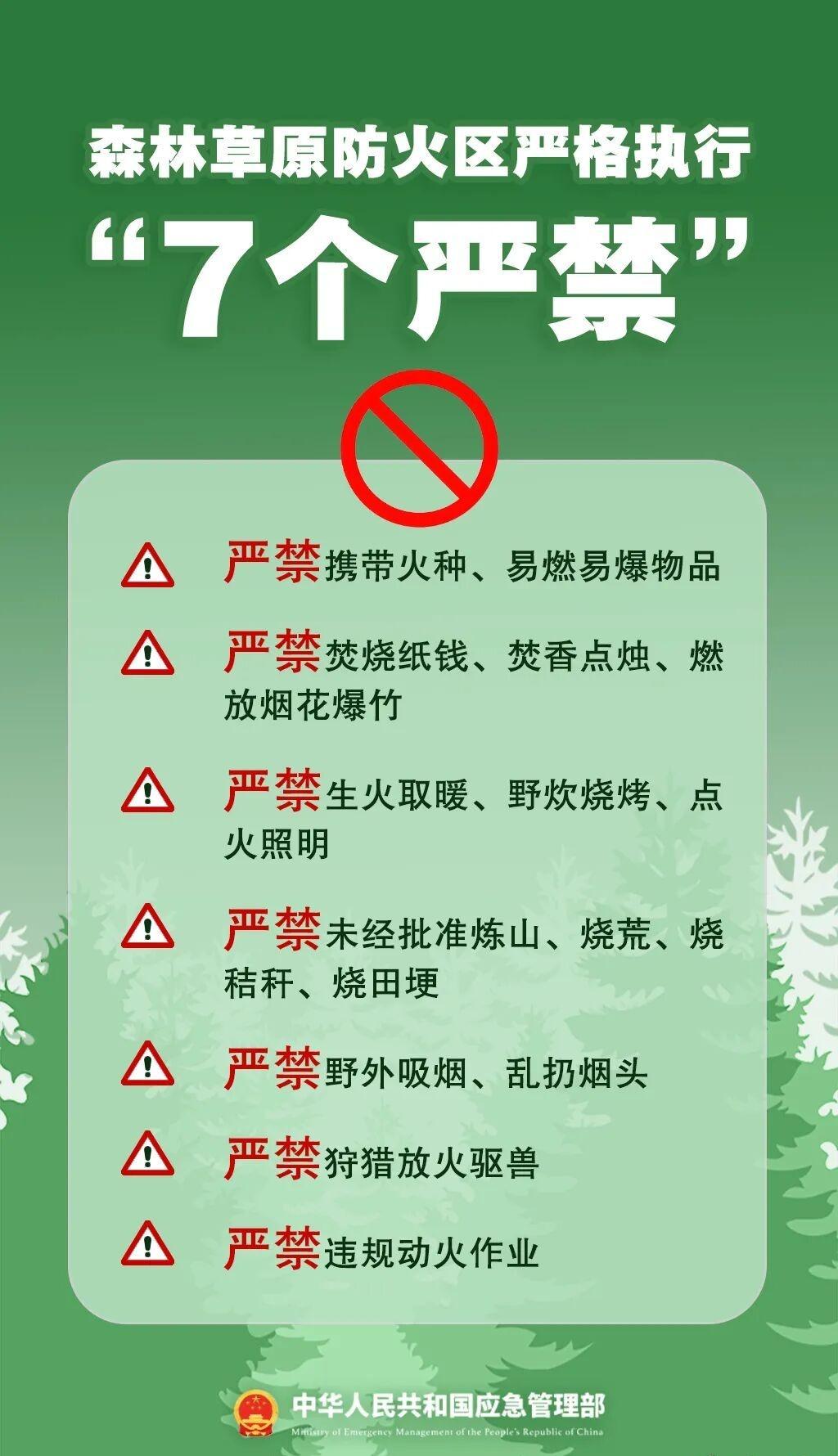春季历来是森林草原火灾多发期清明将至民俗祭祀、春耕生产、进山踏青等人为活动频繁野