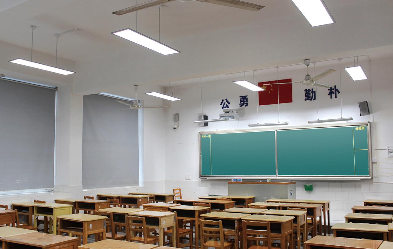 好事！教室的灯光，今后将不再使用裸光，将普及柔光，这也是环境条件进步的一种表现呀