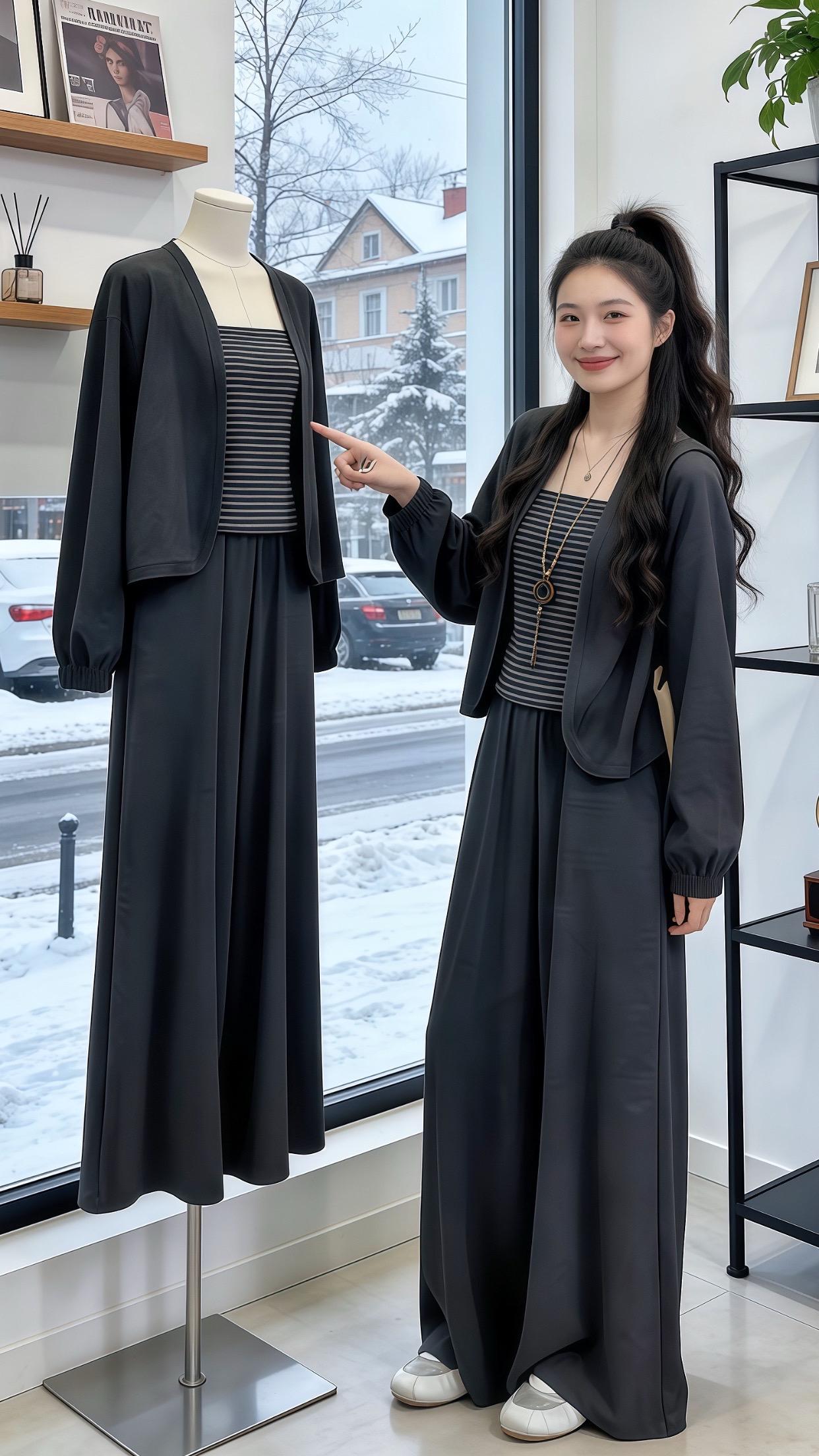 过年回家穿哪套显得我混得好 过年穿什么  穿搭这块我很听劝 冬季女装测...