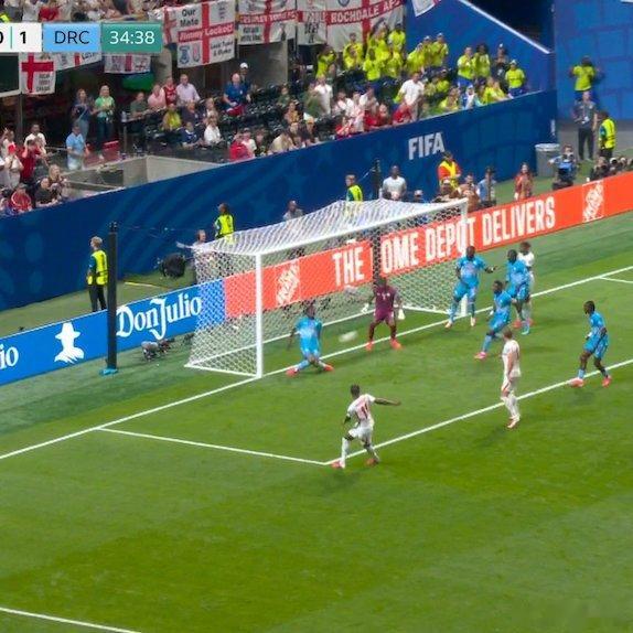 【万-比萨卡门线救险！】英格兰vs民主刚果世界杯
