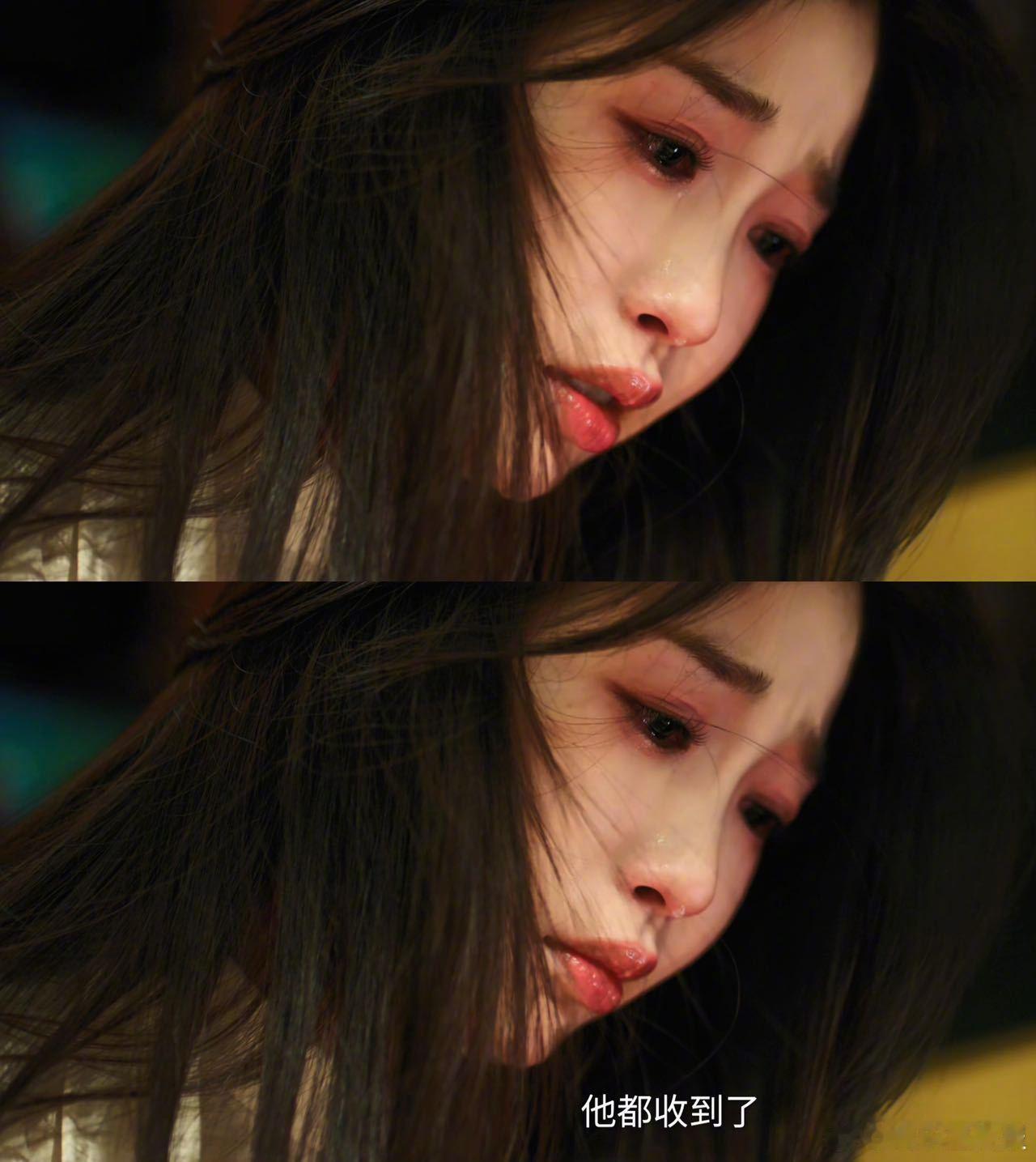 姜暮读信哭得我心碎 演的让人很共情！姜暮的情绪就像被按下开关——先是错愕，接着眼