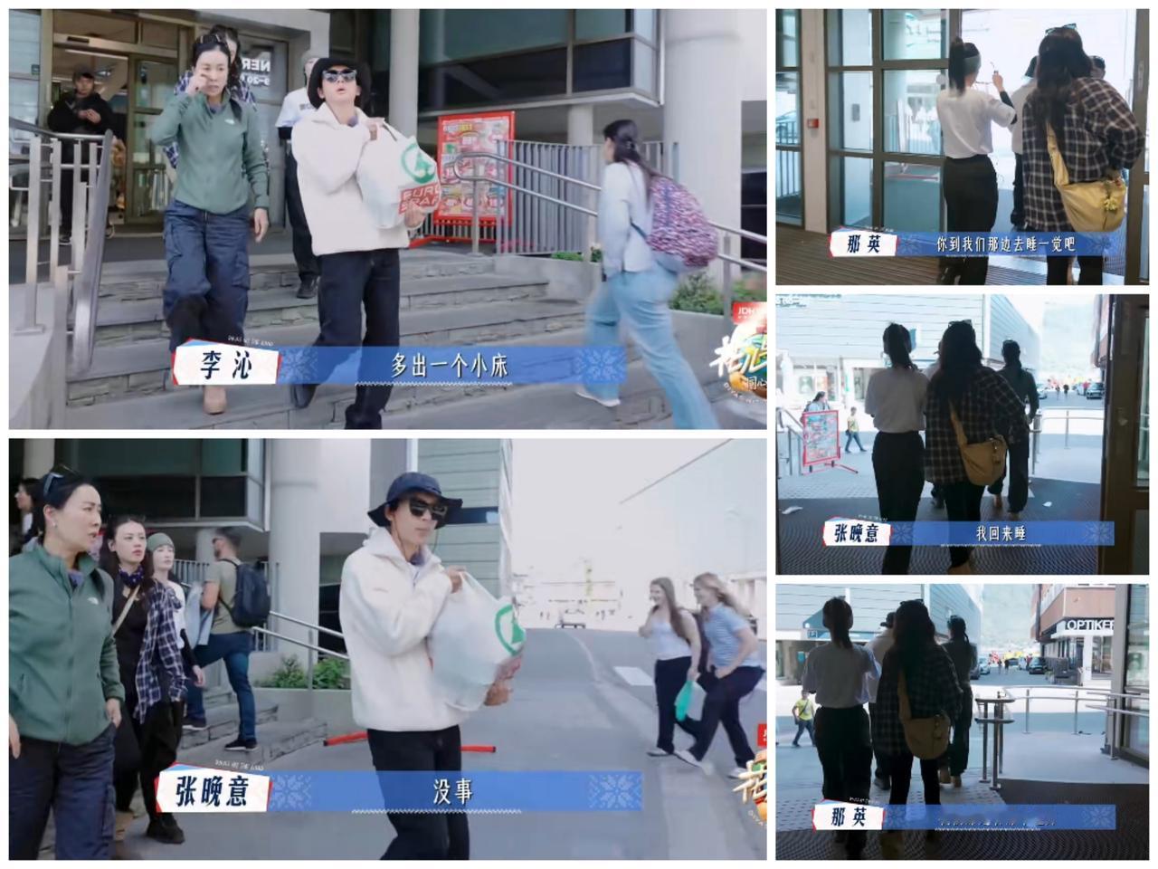 那英这个好心提议，
张晚意坚决不同意，
那英也没辙了。

在挪威最后几天，
张晚