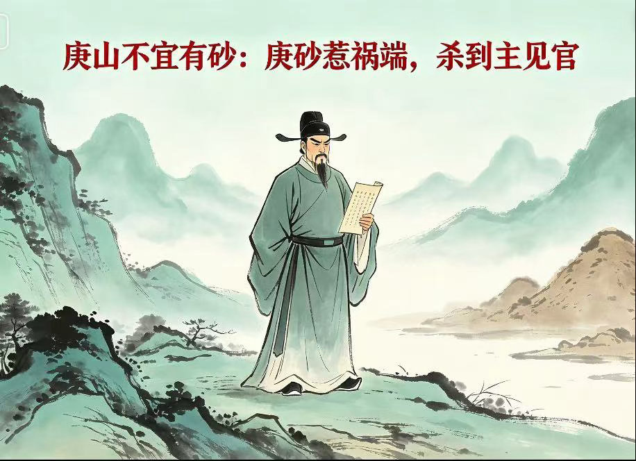初心易学老肖漫谈 频繁口舌争执、频发官非纠纷，可自查二十四山庚位。古经文：庚砂惹