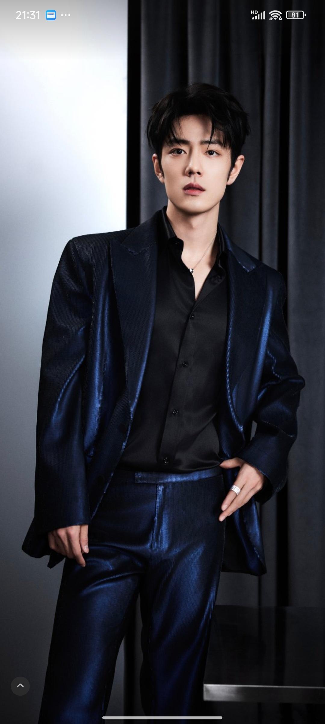 肖战第二套还是这个Gucci 专属定制爽啊！ 肖战第二套 帅的化开所有浊气～天生