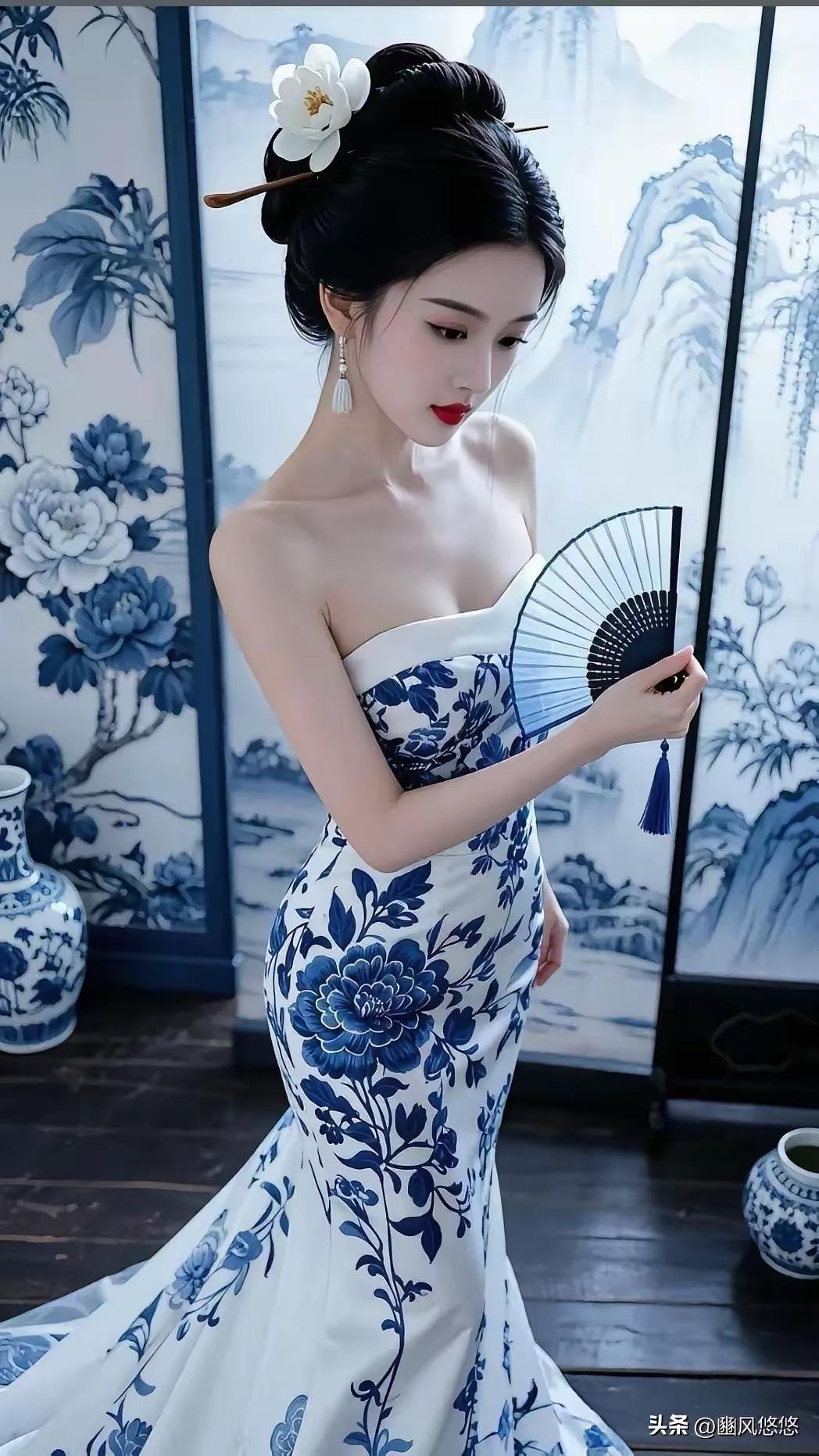 咏青花
青花一色蕴清宁，
高洁超然远俗情。
一袭雅衫承古韵，
端庄静气自天成。