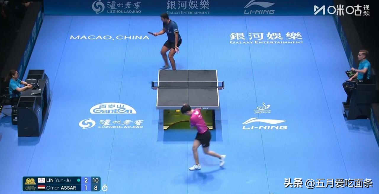 林昀儒之前定的目标是自己出小组线就好，原以为只是说说而已，看了今天的比赛，才觉得