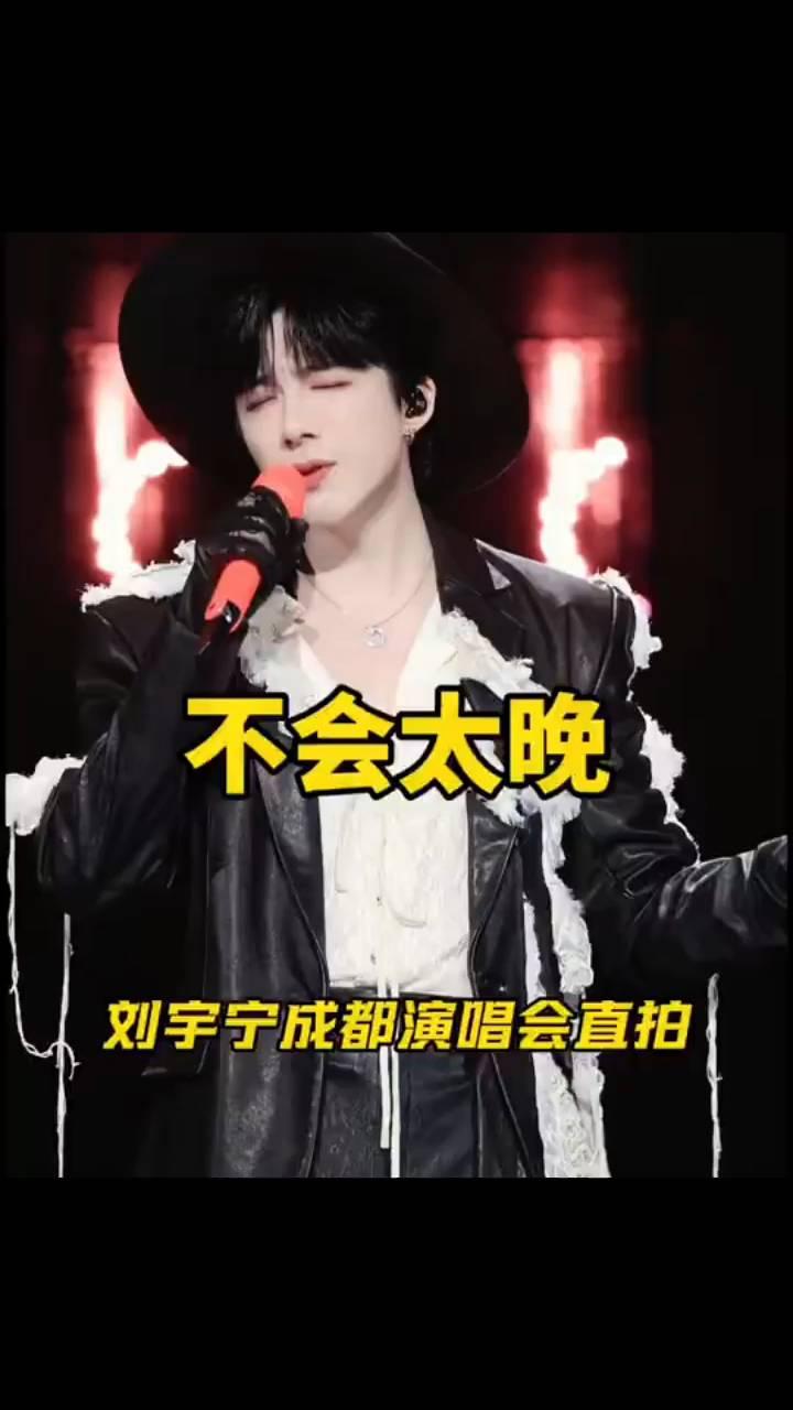不会太晚，刘宇宁成都演唱会直拍。