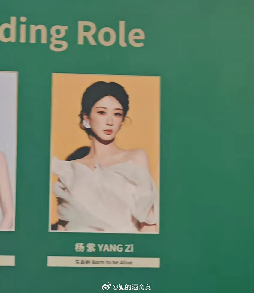 杨紫白玉兰最佳女主提名公式照给我们的最佳女主角杨紫接好运🙏 