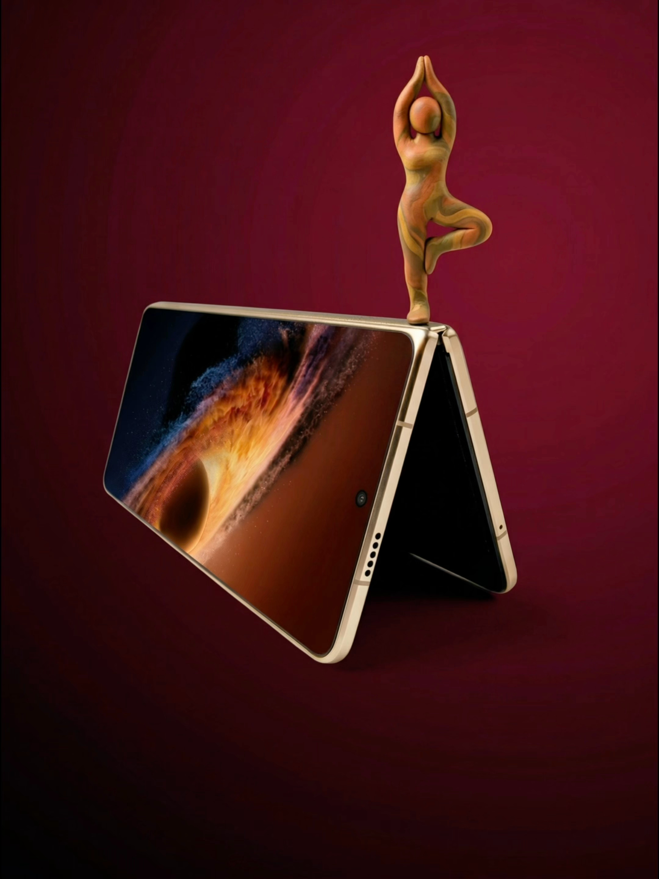 荣耀Magic V6 赤兔红 · Live图赏这次想换种方式聊“轻薄”。不报参数