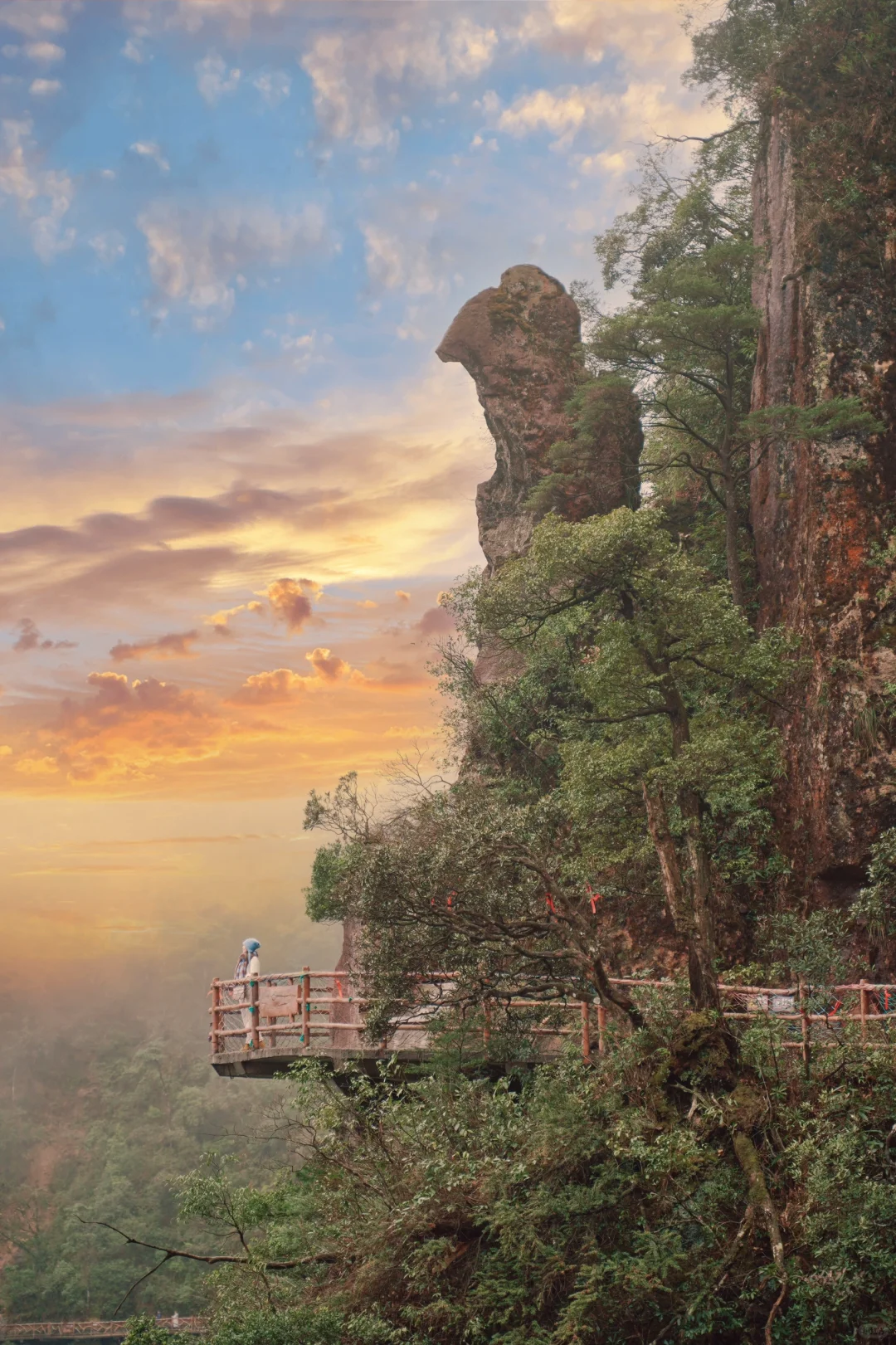 这座山居然不用爬，太适合懒人了吧❗️