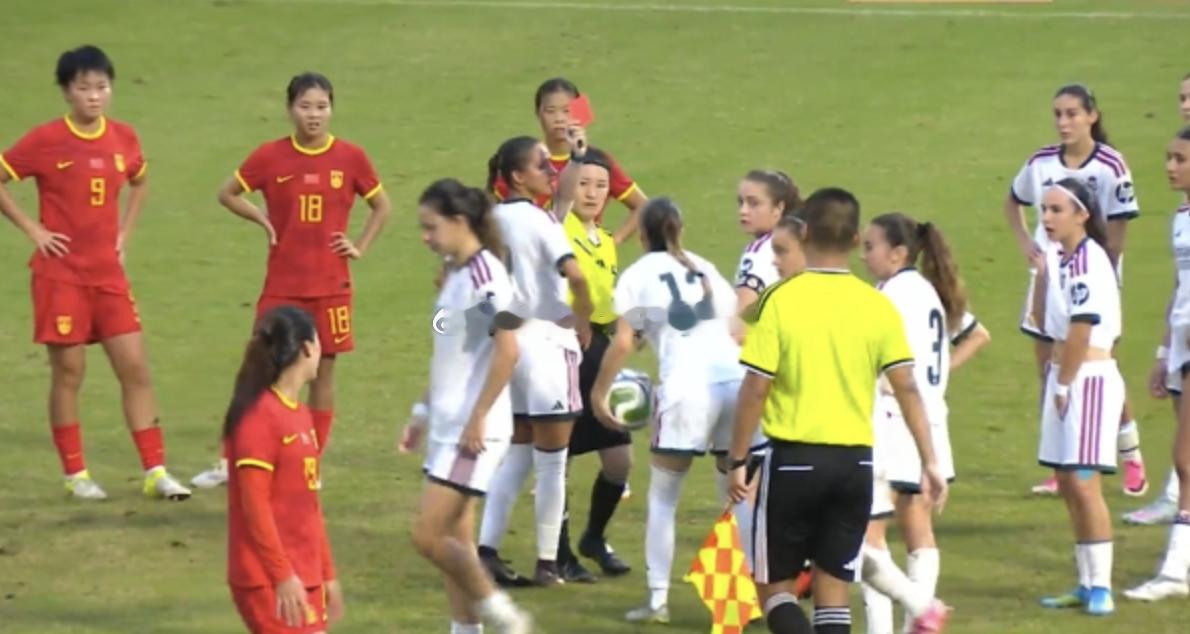 明日之星冠军杯三四名决赛 中国U17女足6-0狂胜皇马U17女足比赛最后时刻，皇