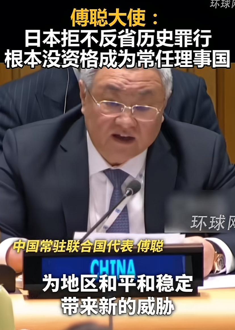 霸气！直接，干脆，立场鲜明，大使在联合国公开亮出了态度，日本就别想这事了，好好反