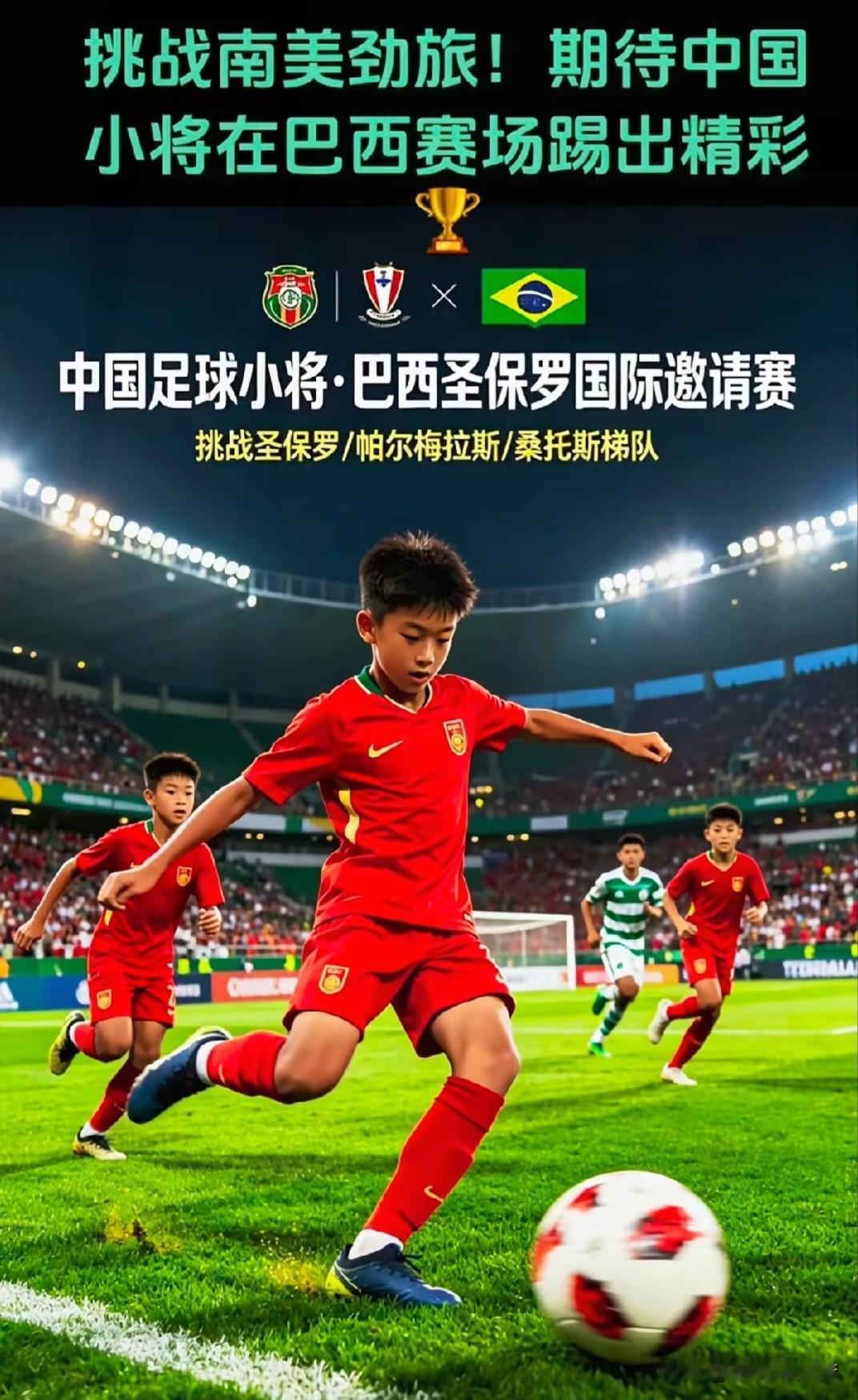 困难拉满！
巴西首战人员告急，
足球小将13人应战豪门…
 
北京时间今晚20点