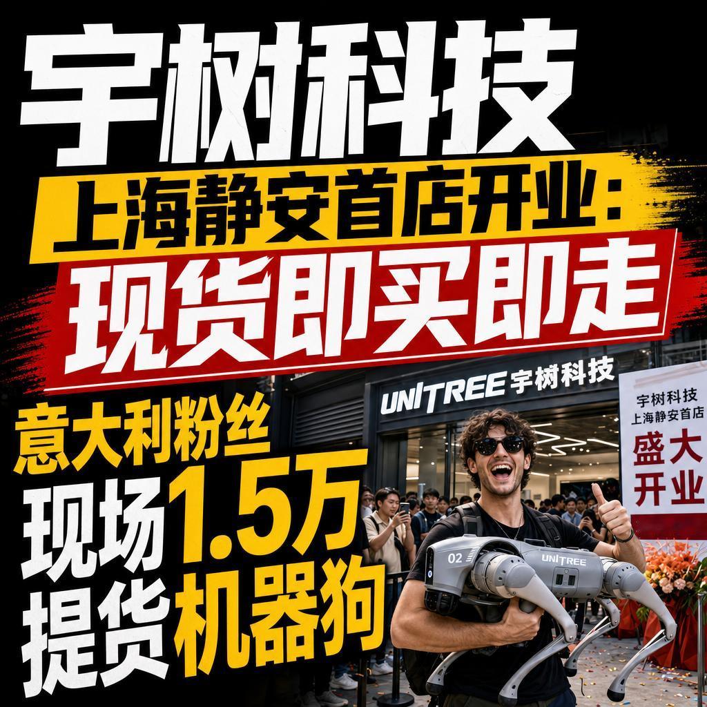 宇树具身智能体验馆首店开业 国产机器人走向消费市场
5月31日，宇树科技“具身智