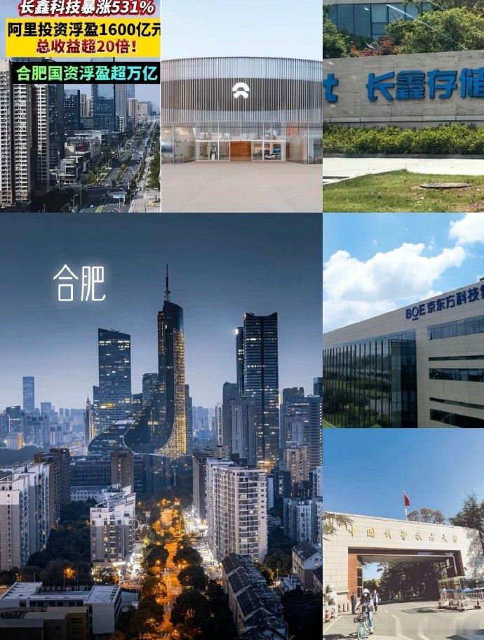 长鑫科技最大国有投资方表态合肥真的是中国的DU城梭哈什么都能赚的盆满钵满体制内的