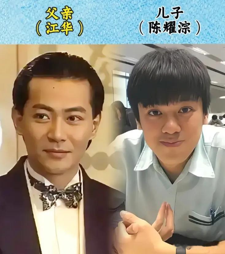 基因可以不遗传很正常。
张丰毅的儿子张博宇与父亲相比，显得稍微“粗犷”了一些。
