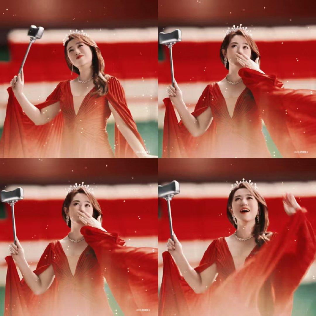 王亚飞马丽新年红妆马丽爱豆新年妆容 马丽马丽哄~香香软软小蛋糕马丽