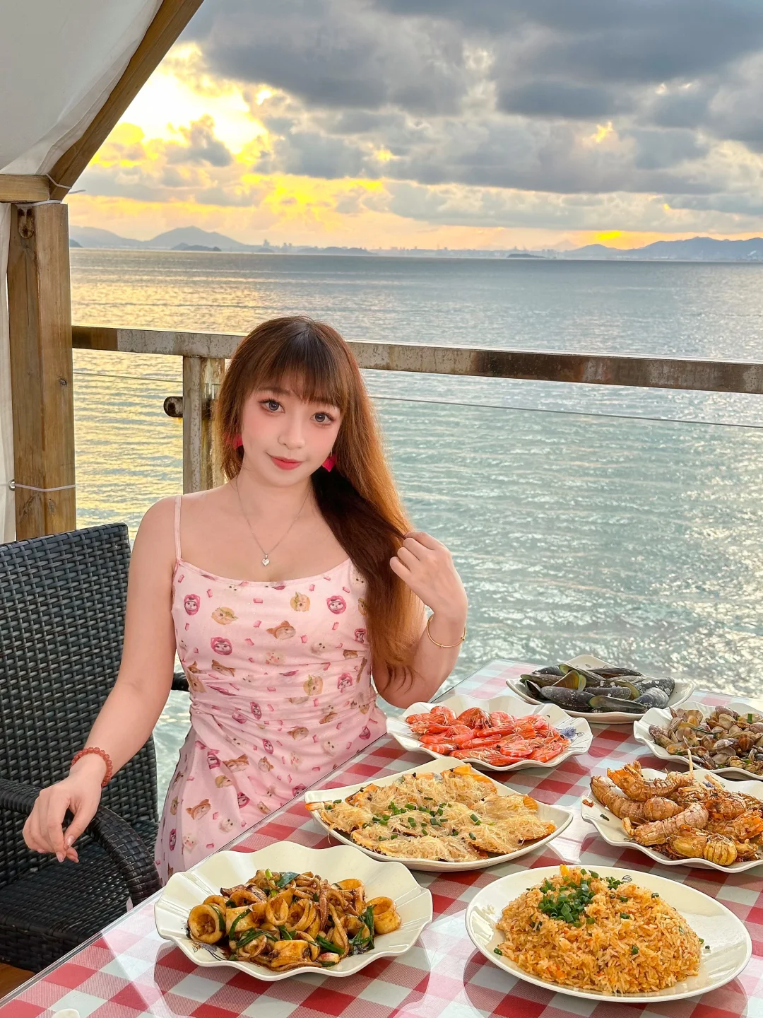 OMG！这落日海景想和你看好多好多遍