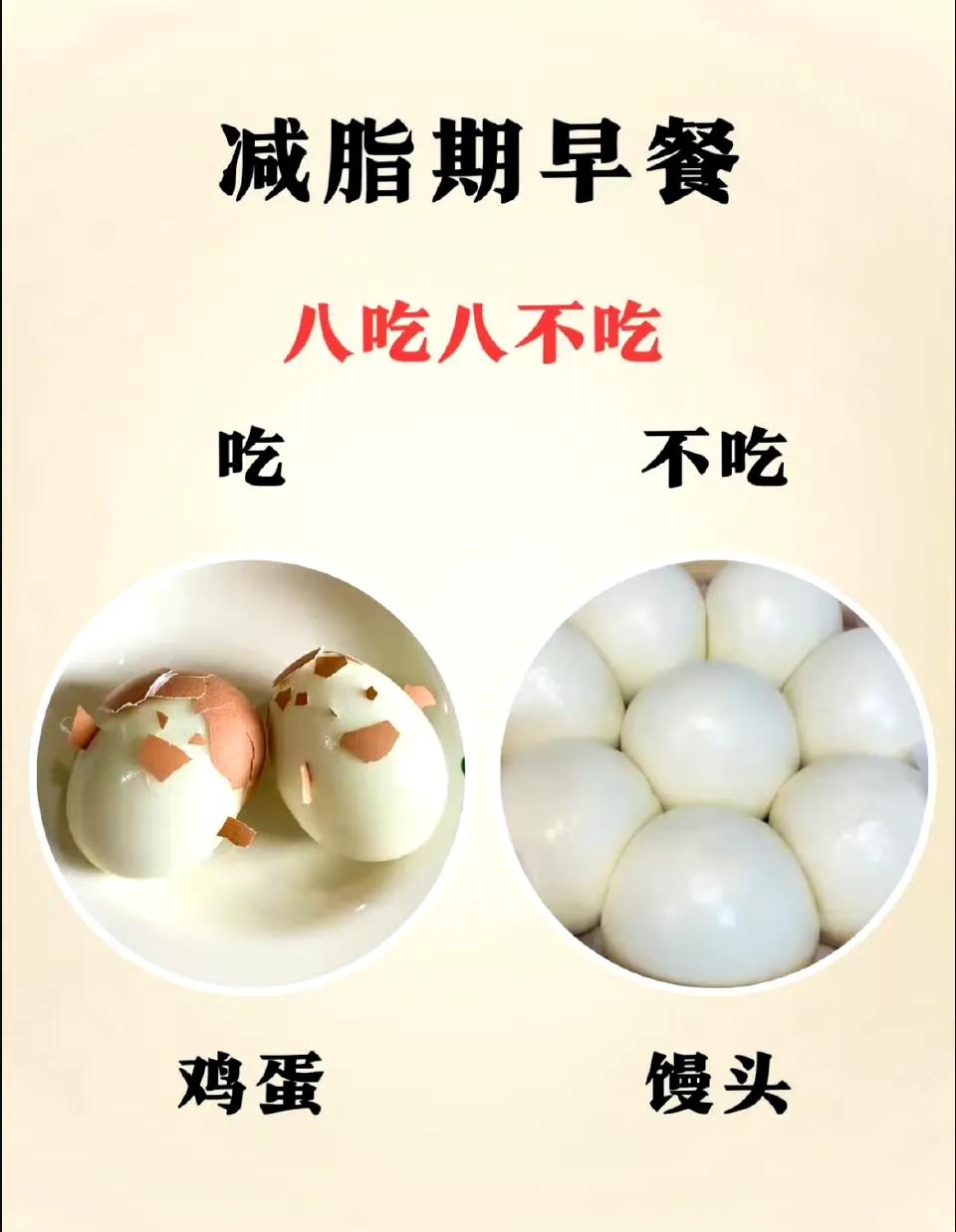 减脂早餐，八吃八不吃！ ​