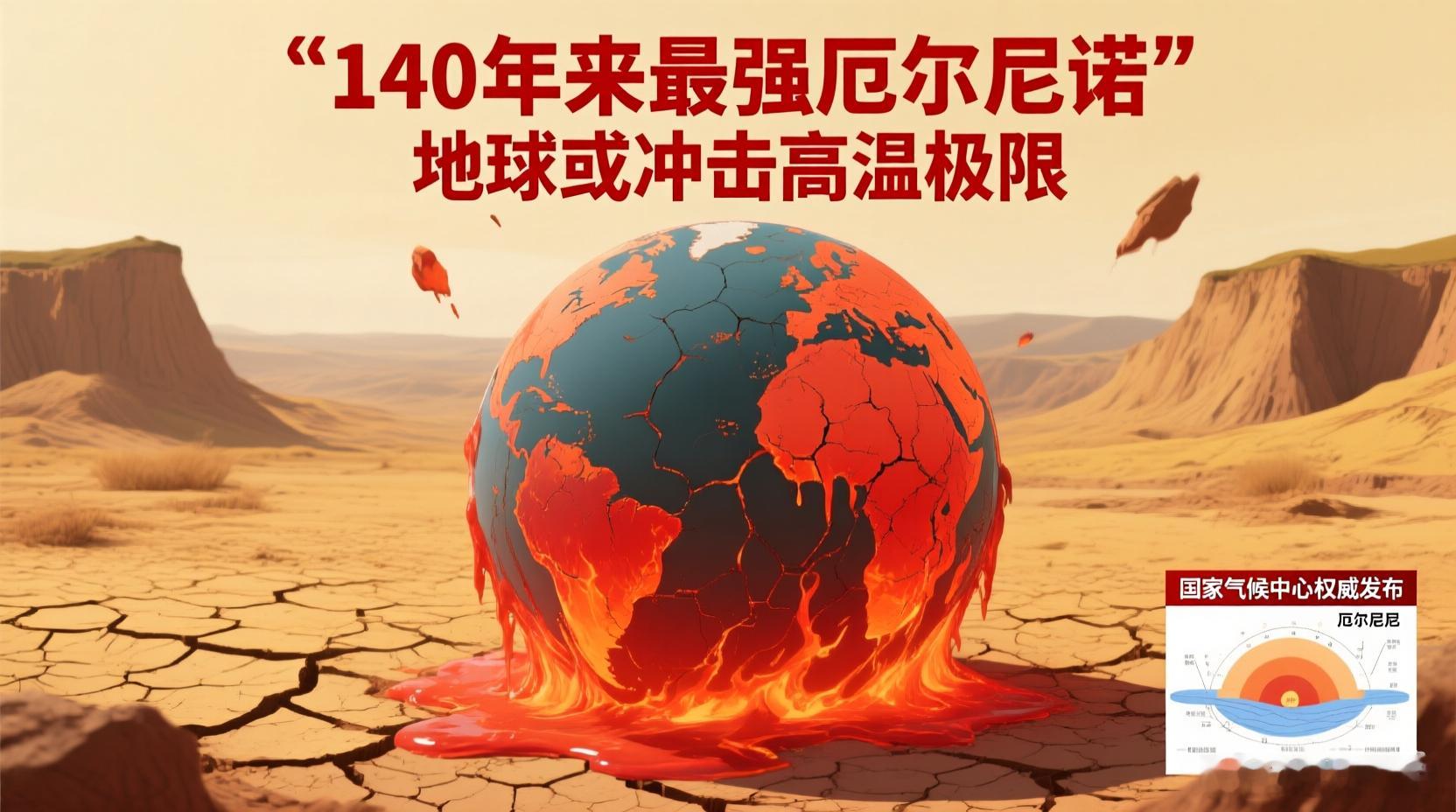 “140年来最强厄尔尼诺”、“地球或冲击高温极限”……最近，这些耸人听闻的标题刷