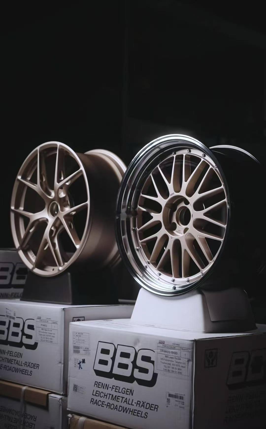 BBS轮毂保时捷992 FI-R CG宝马G8x LM CG-BKBD限量色发售