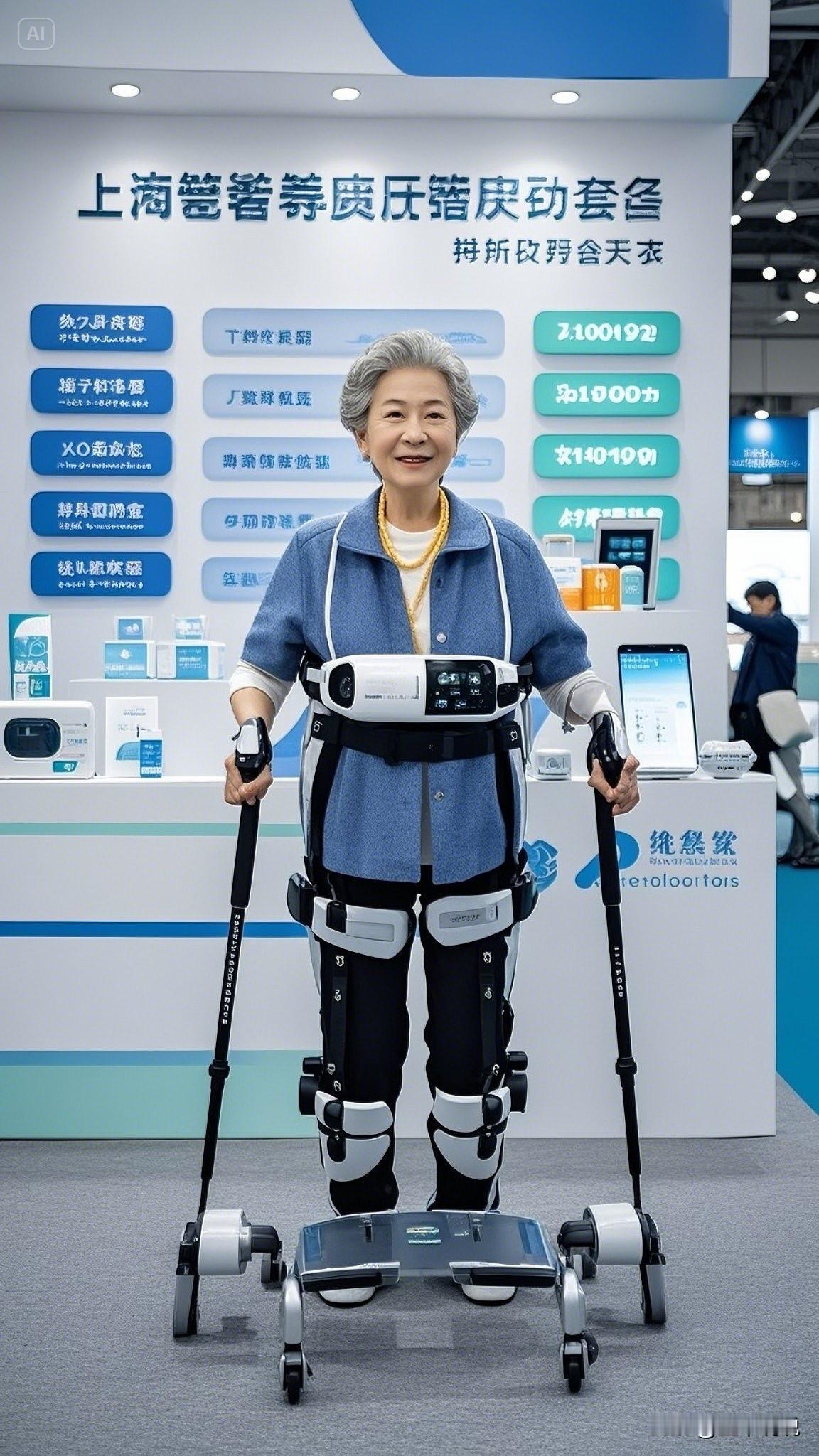 上海老博会闭幕，智能养老产品价格“亲民化”
爆款产品：外骨骼机器人：从数万元降至