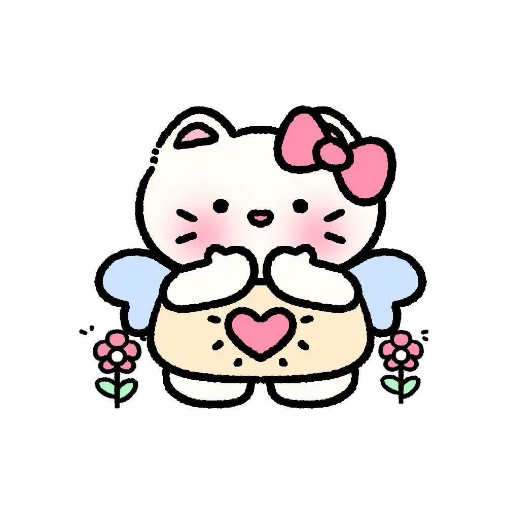 Hellokitty凯蒂猫头像太爱了 