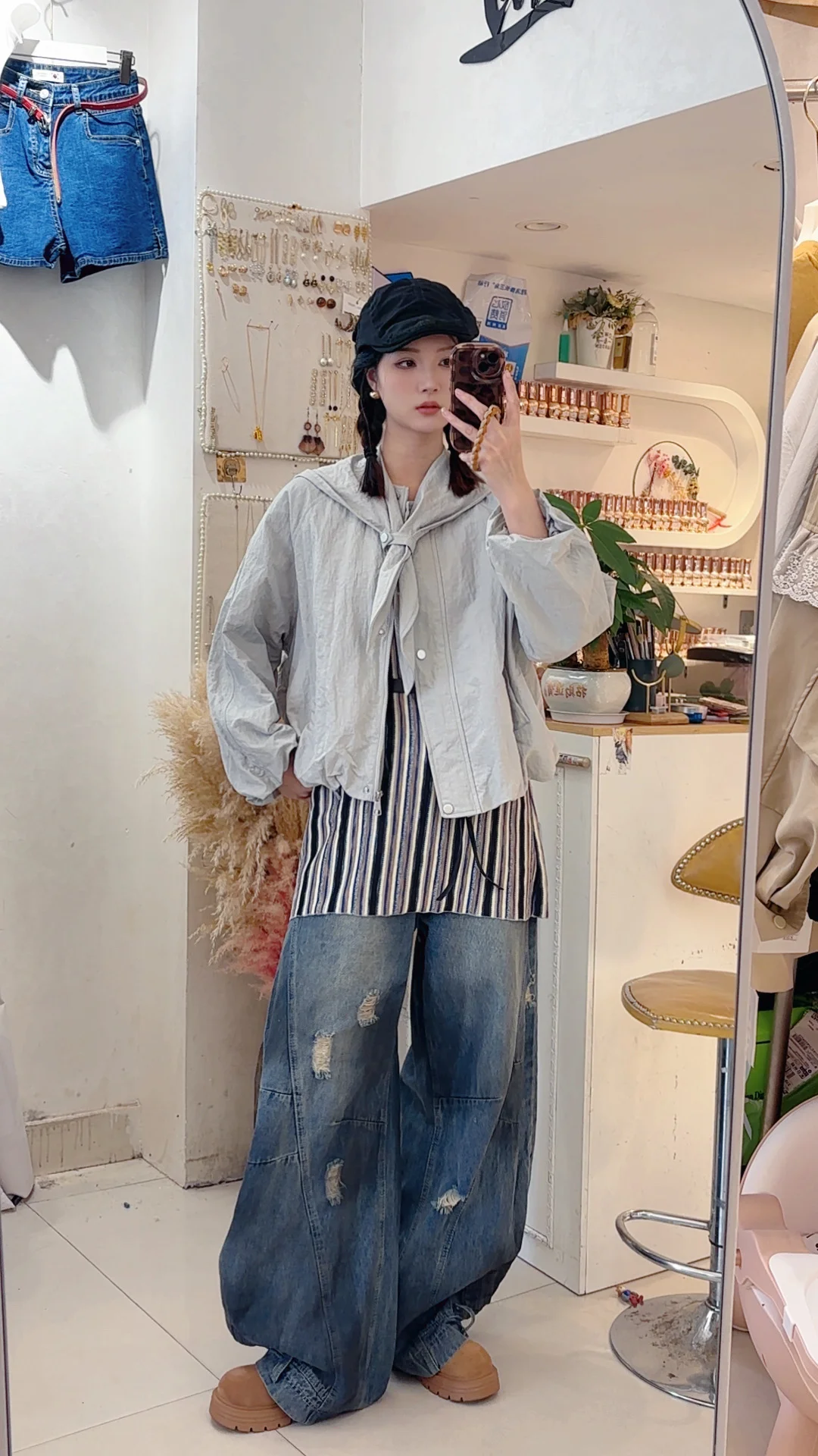 高个子女生同一条裤子的多种穿搭｜OOTD