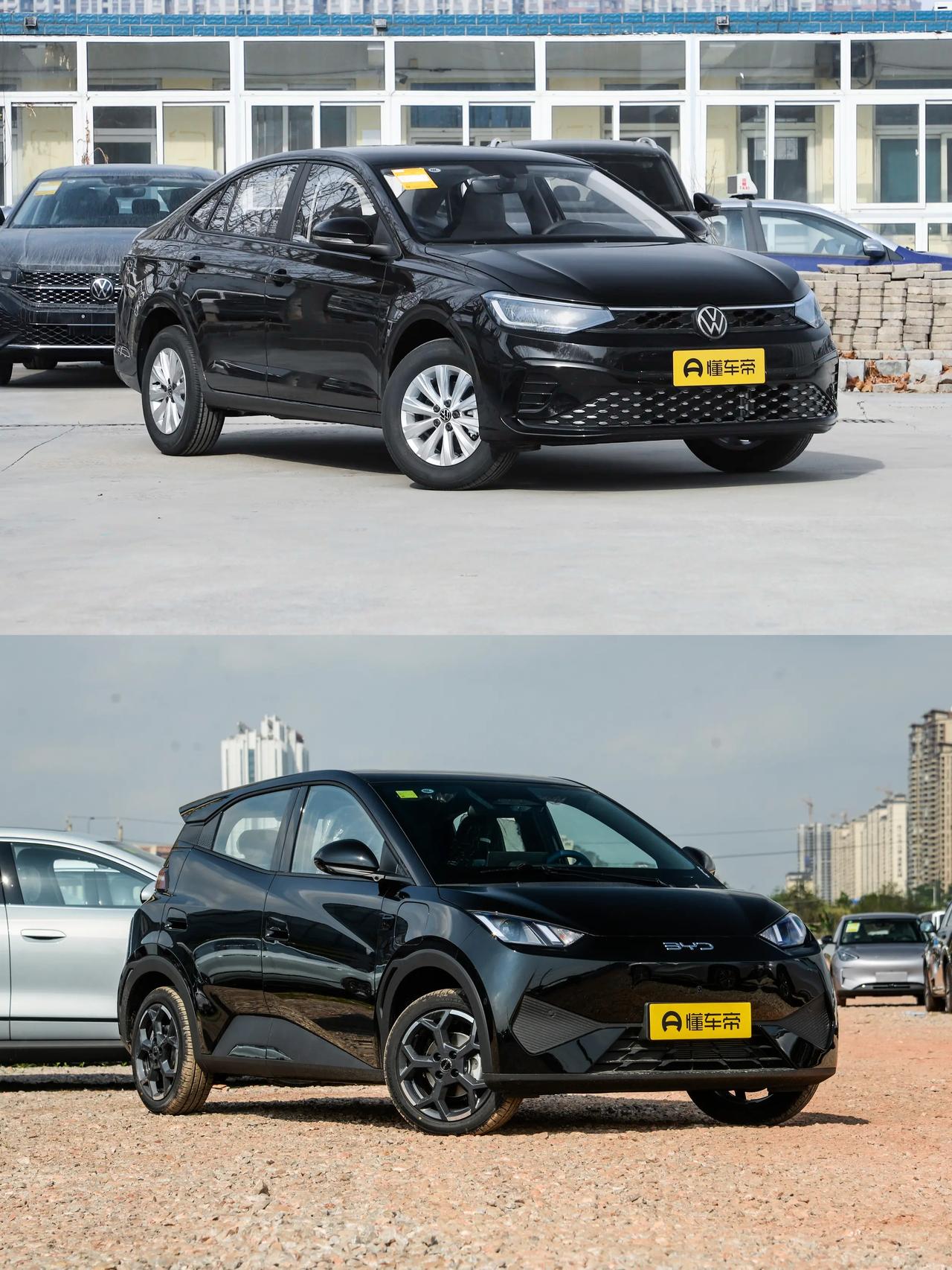 预算压着，身边人一句“第一台车别太随便”更添堵😓。
十万以内像比亚迪海鸥，城市